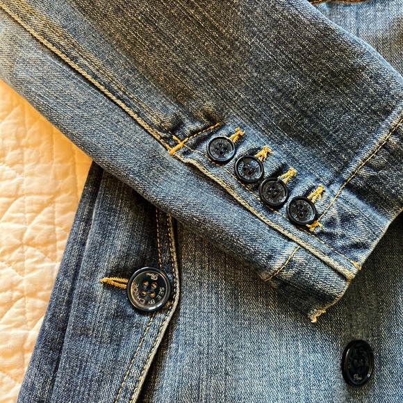 See by Chloé denim trench coat with braided belt - Picture 9 of 10